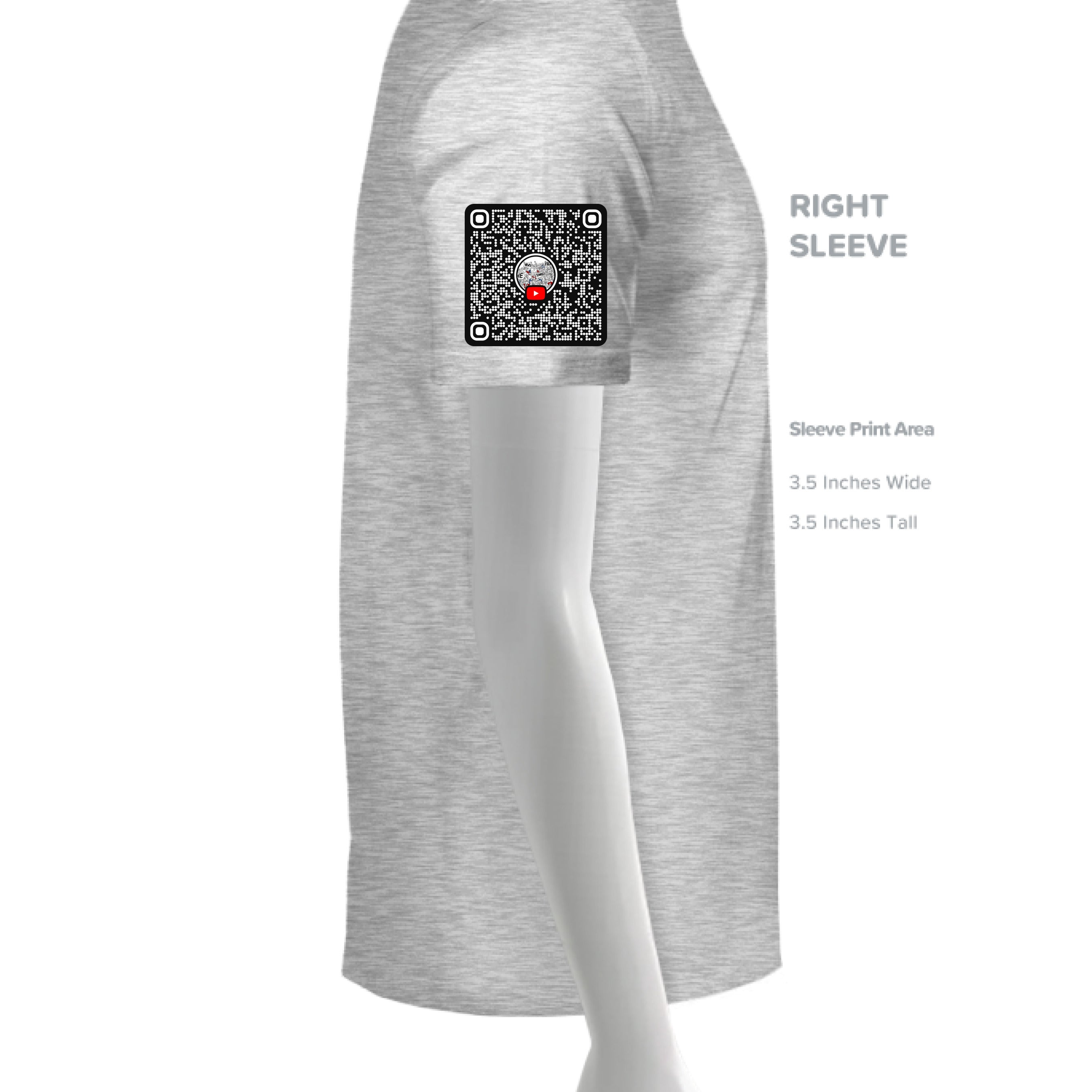 WHITE FLECK TRIBLD - SLEEVE_RIGHT